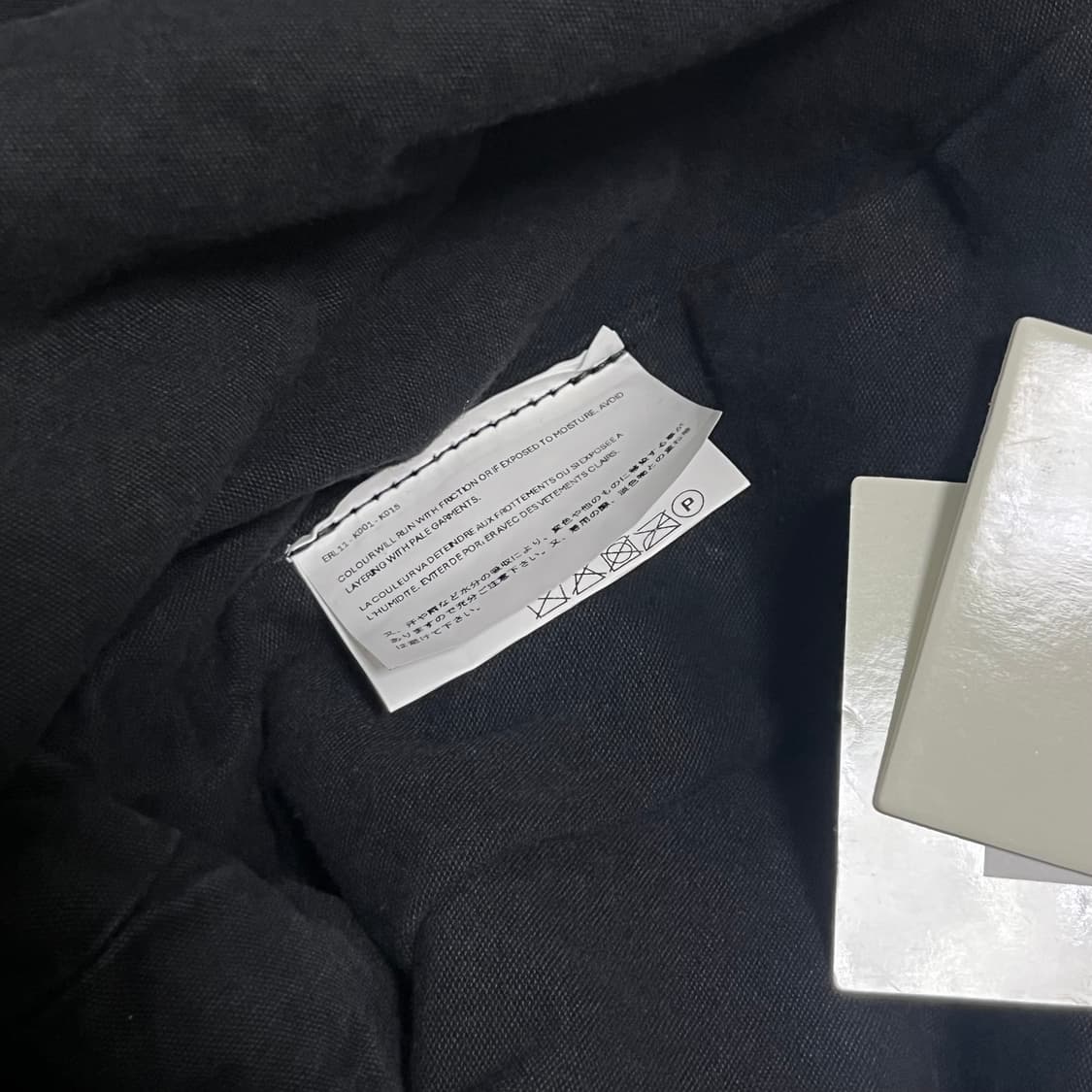 이알엘 ERL 베니스 워싱 토트백/블랙 상품이미지4