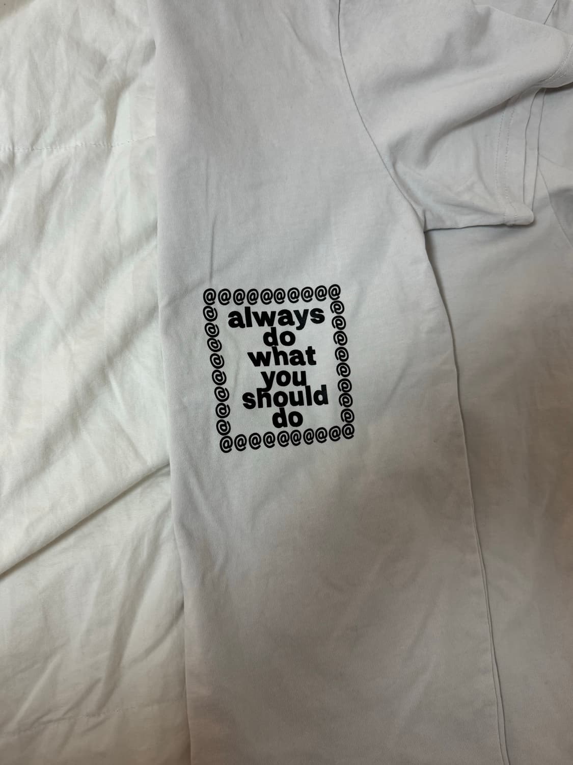 always 올웨이즈 화이트 티셔츠 상품이미지3