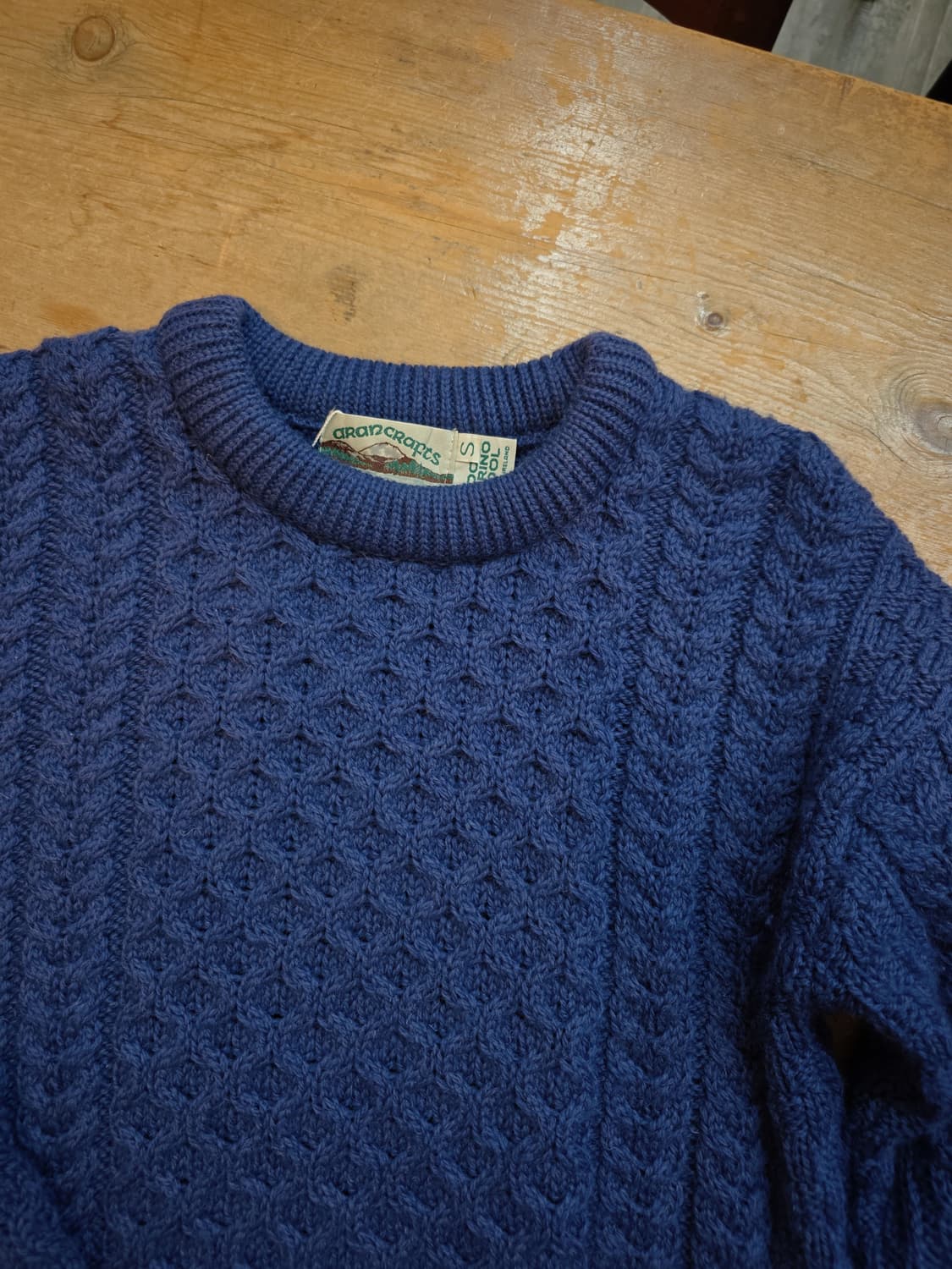 Vintage aran crafts fisherman knit 상품이미지2