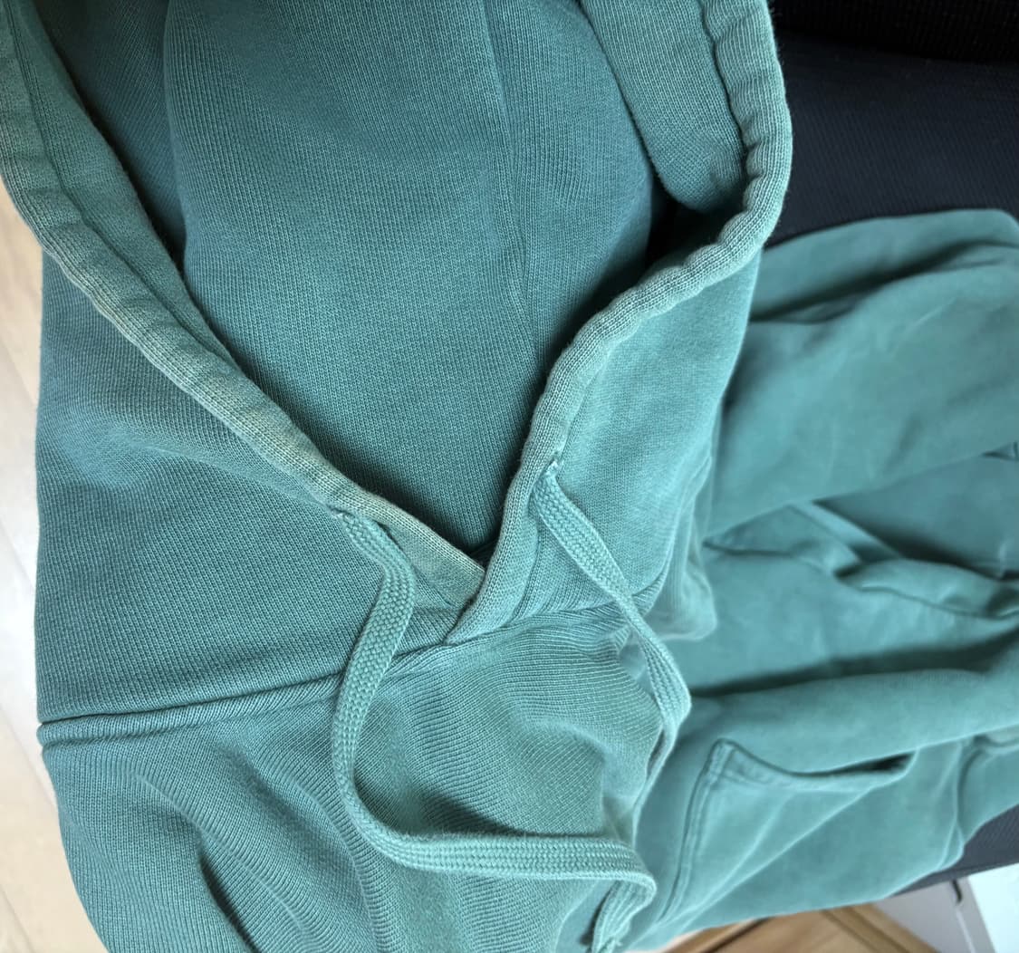 스투시 월드투어 후드 피그먼트 다이드 포레스트 상품이미지3