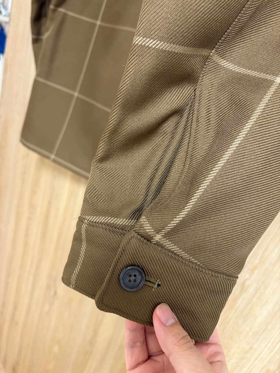 Graphpaper 남성 체크 자켓 사이즈 1 GM193-30055 상품이미지7