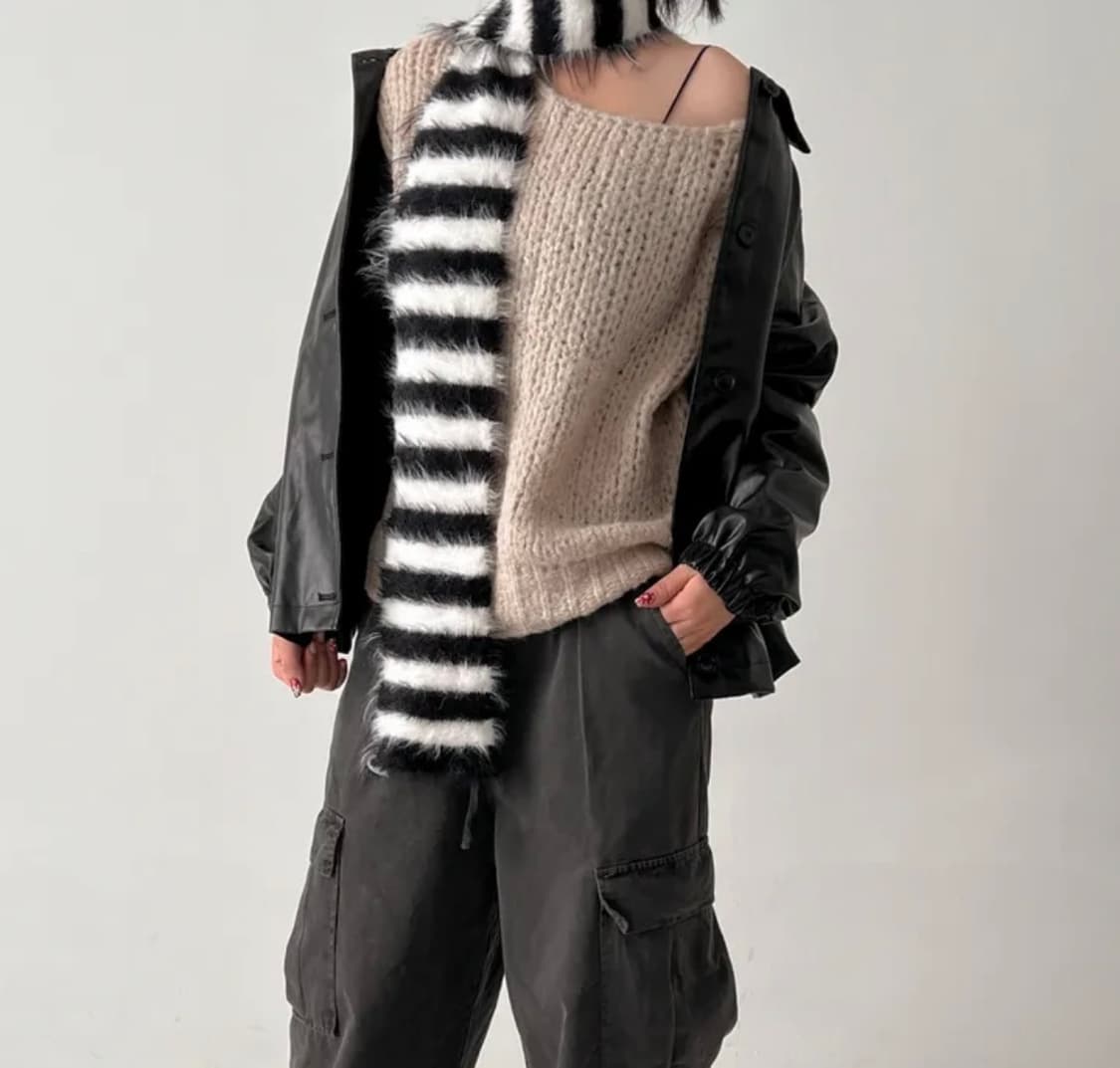 줄무늬 목도리 상품이미지4