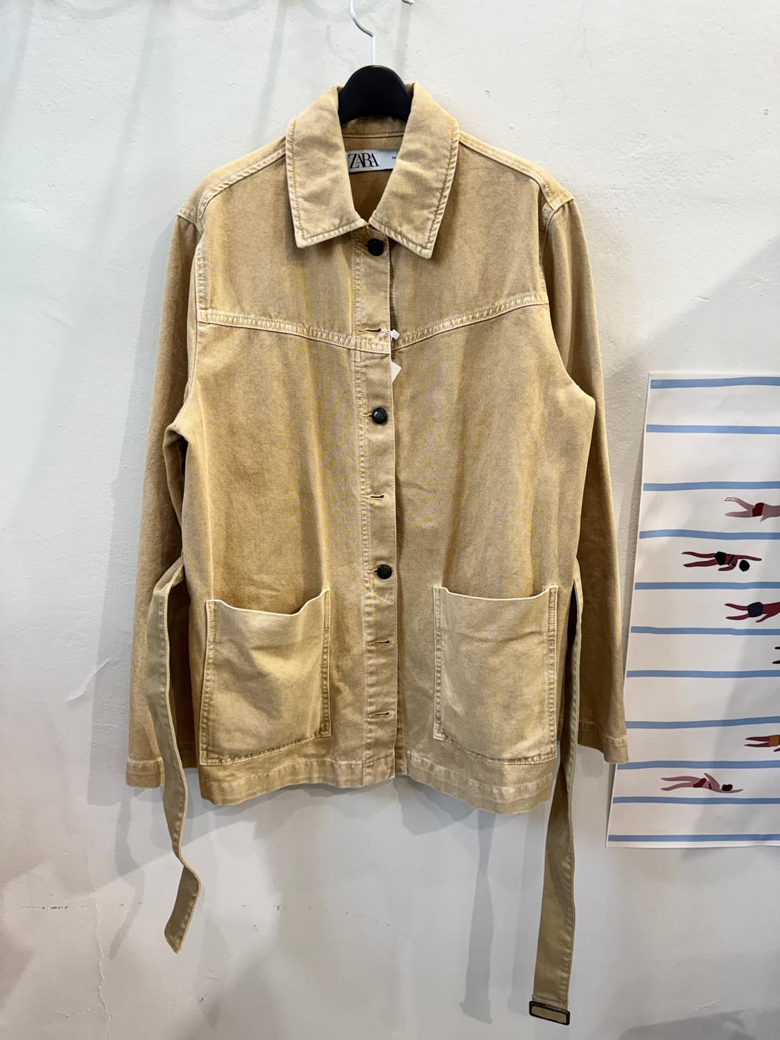 zara 벨티드 워크자켓 상품이미지2