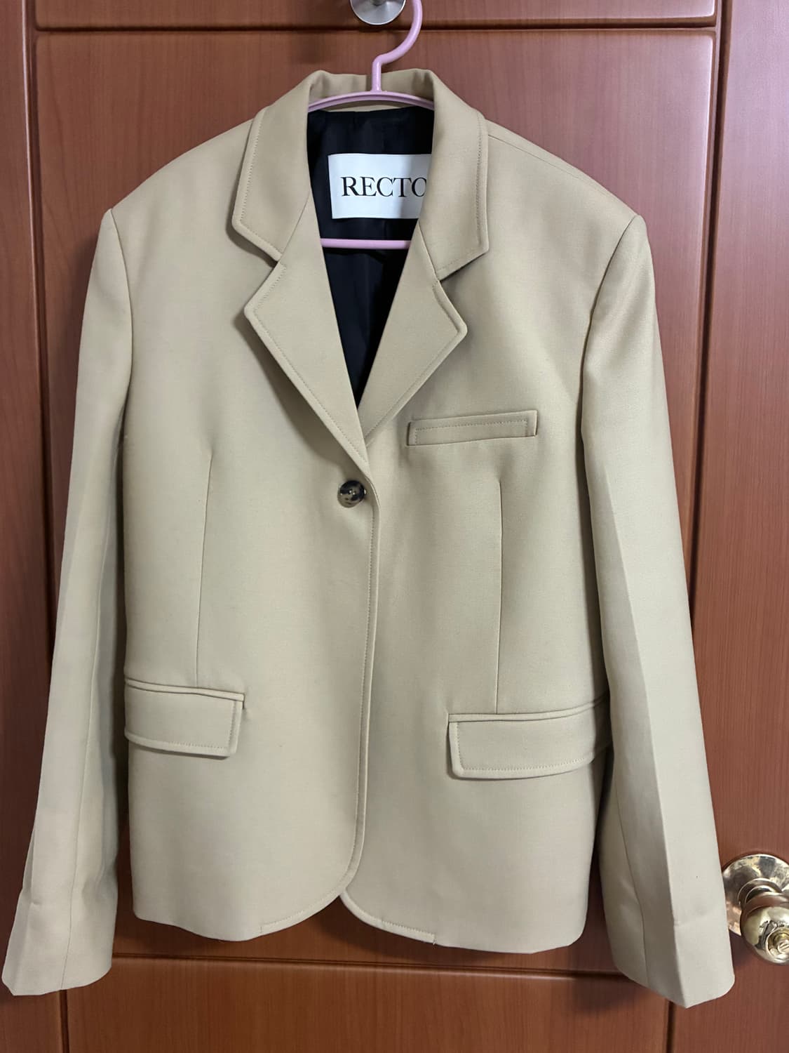 Recto 렉토 보이프랜드 싱글버튼 포인트 자켓 s사이즈 상품이미지5