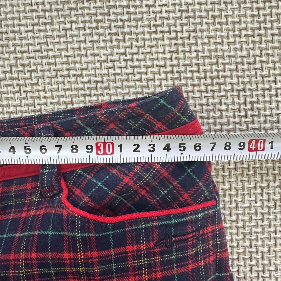 67 루이까스텔 여성 체크 바지 0429D 상품이미지4