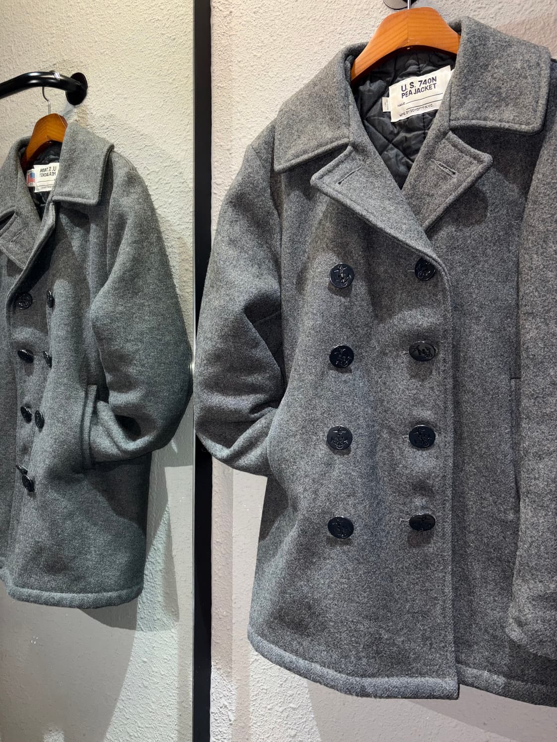 쇼트 더블 피코트 상품이미지9