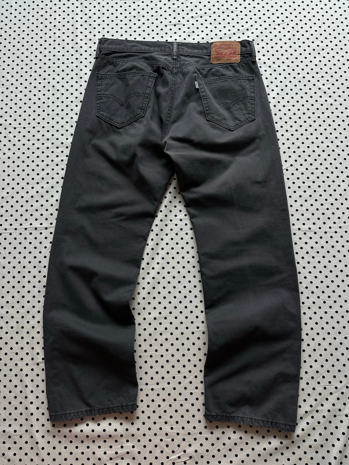 리바이스 505 레귤러 다크그레이 데님팬츠 상품이미지4