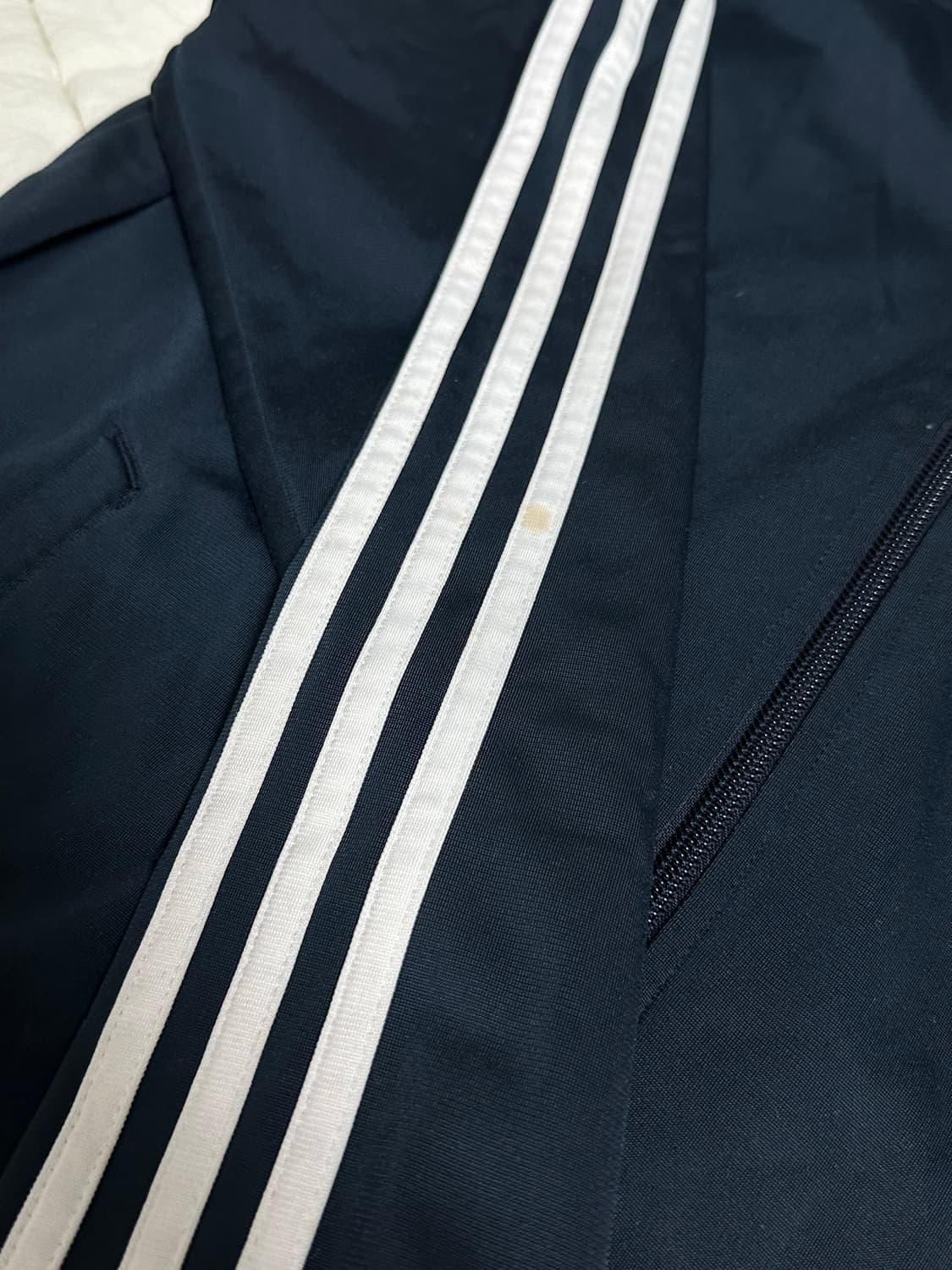 아디다스 네이비 져지 트랙탑 라지 에센셜  상품이미지7