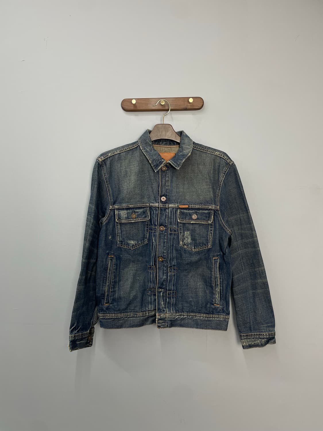 에즈라 피치 데미지 데님 트러커 자켓 H1676 상품이미지2