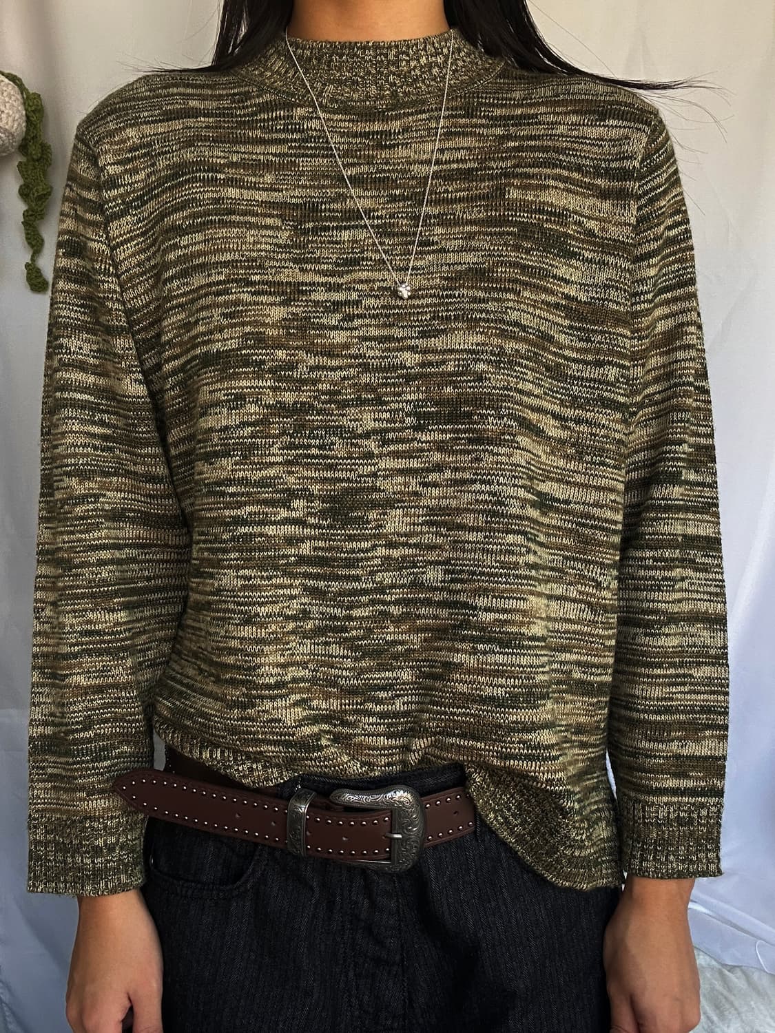 빈티지 패턴 니트 상품이미지1