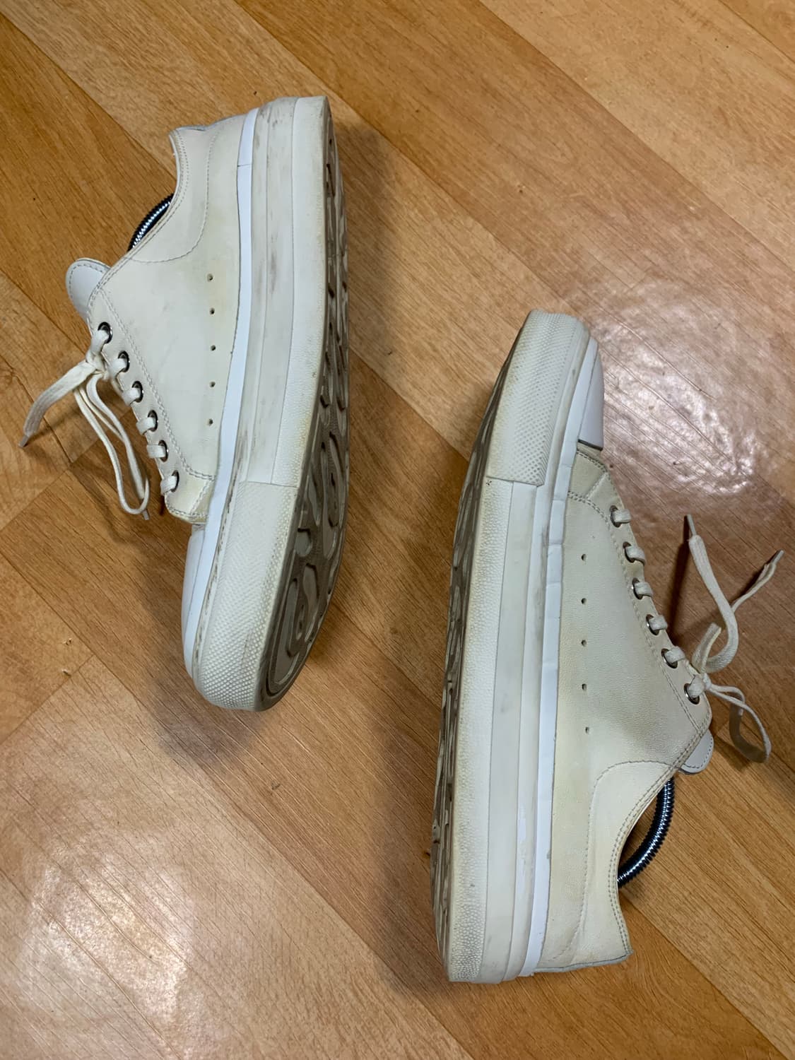 알렉산더 맥퀸 로우탑 스니커즈(어퍼-올 레더)41 사이즈 상품이미지5