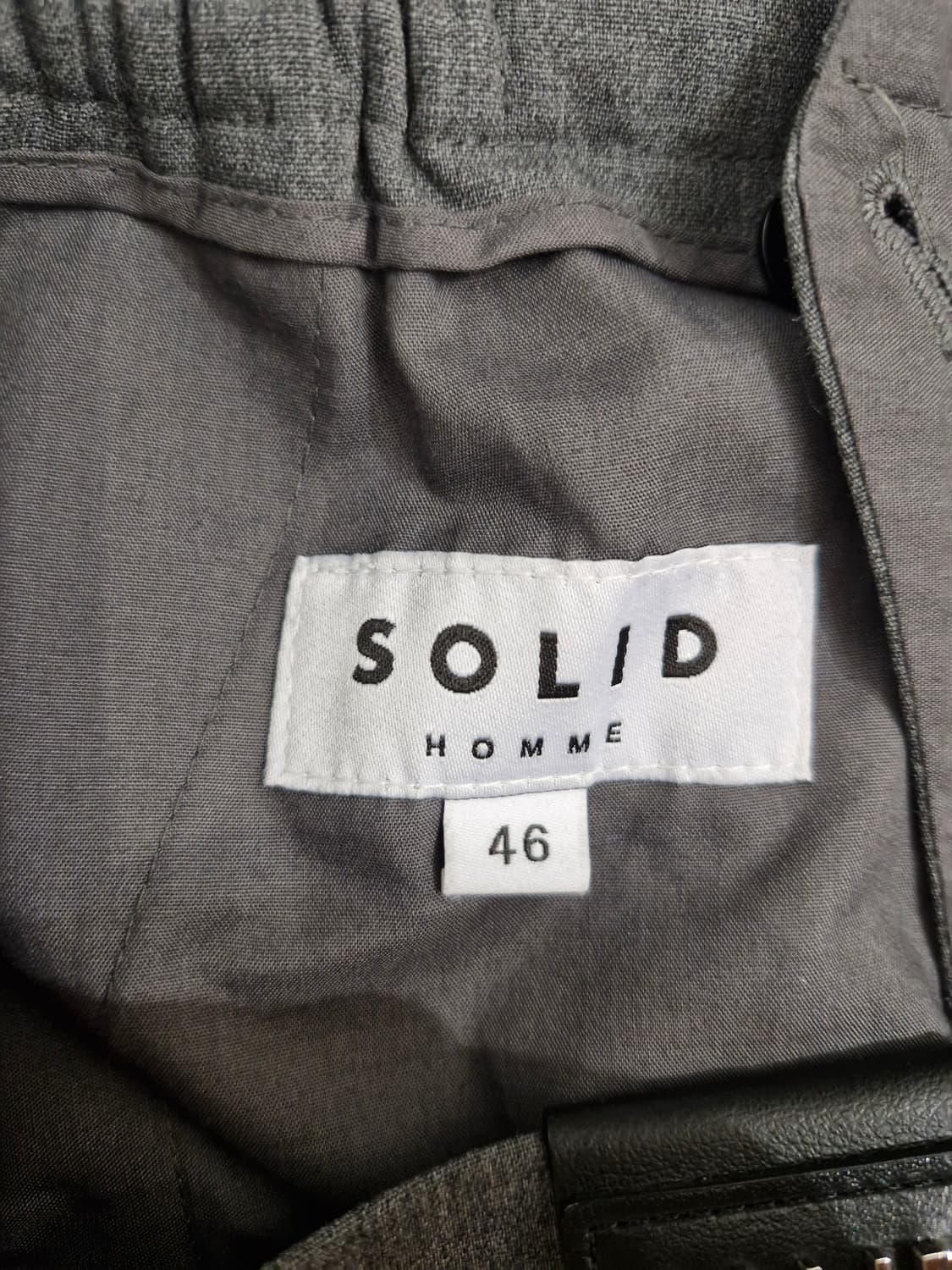 솔리드옴므(SOLID HOMME)23S/S 테이퍼드 밴딩 슬랙스[46] 상품이미지4