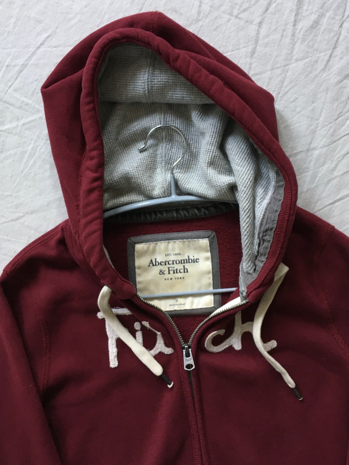 아베크롬비 스펠자수 후드집업 상품이미지4