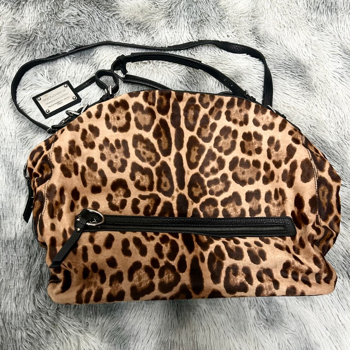 돌체앤가바나 송치가죽 투웨이 레오파드 크로스백 상품이미지5