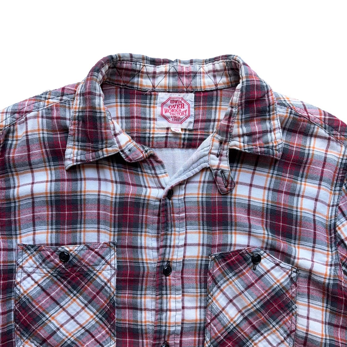 EDWIN Over Works Factory Check Shirt 상품이미지3