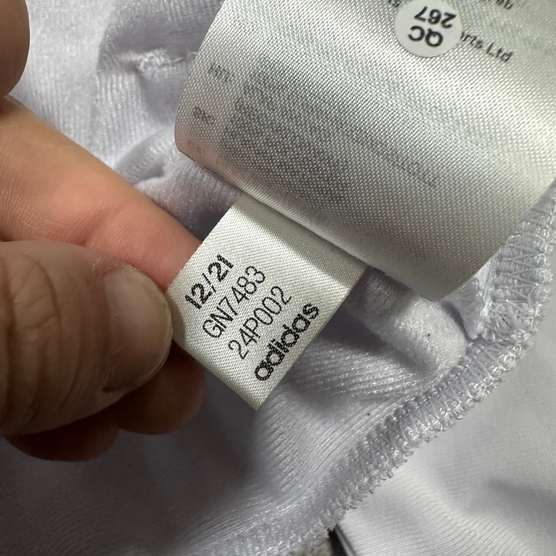✨ (바배) 아디다스 그레이 배색 삼선 트랙탑 져지 실측S 상품이미지4