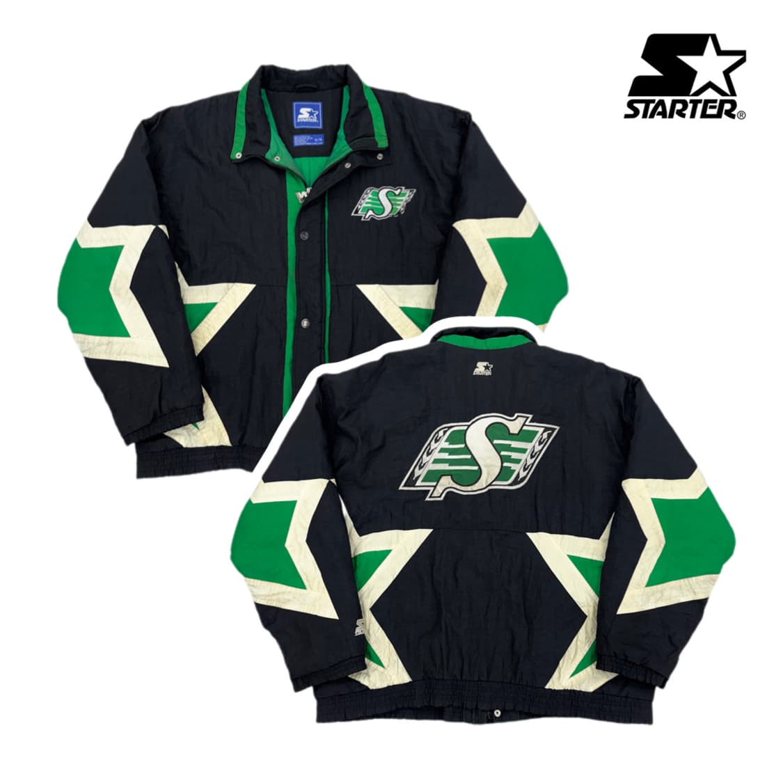 스타터 90s 올드스쿨 스타 별 빅로고 나일론 점퍼 자켓 상품이미지1