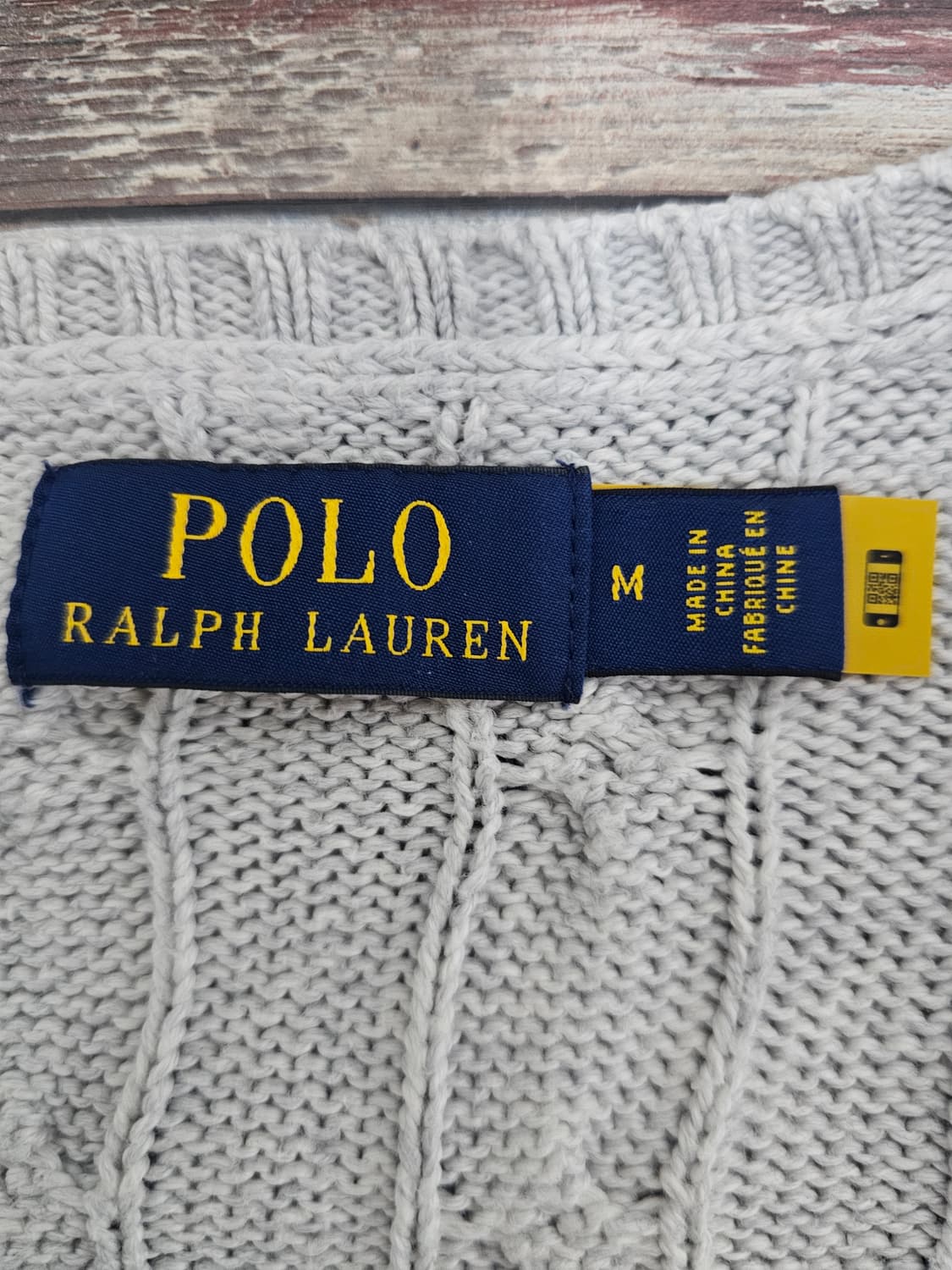 폴로랄프로렌 케이블 니트 베스트 M 정품큐알 상품이미지3