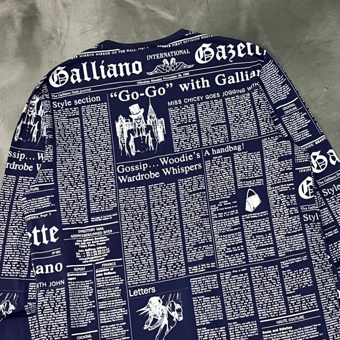  존갈리아노 레터링 티셔츠 y15204 상품이미지4