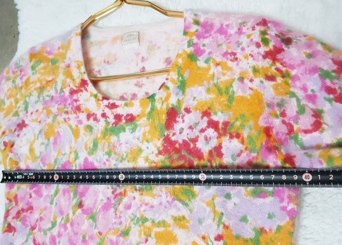 enquete 플라워 반팔.니트.55 상품이미지7