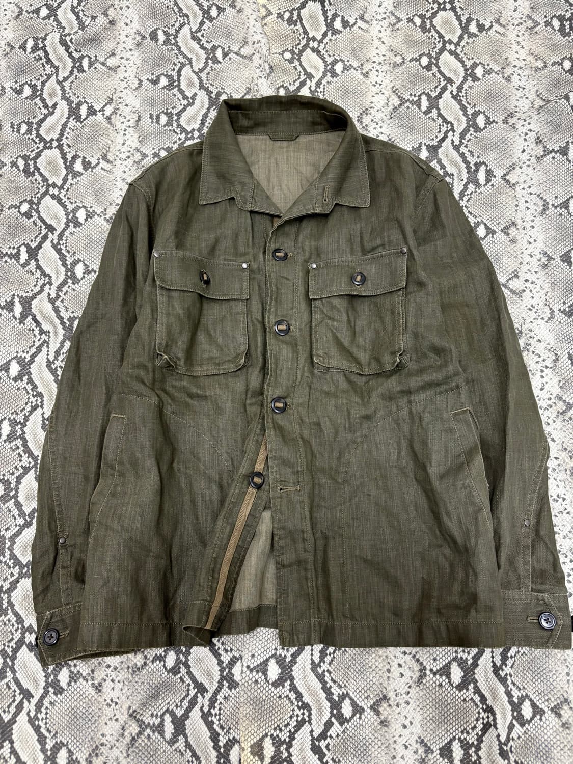 “Vintage” Grunge&Minimal Mood Khaki Jack 상품이미지1