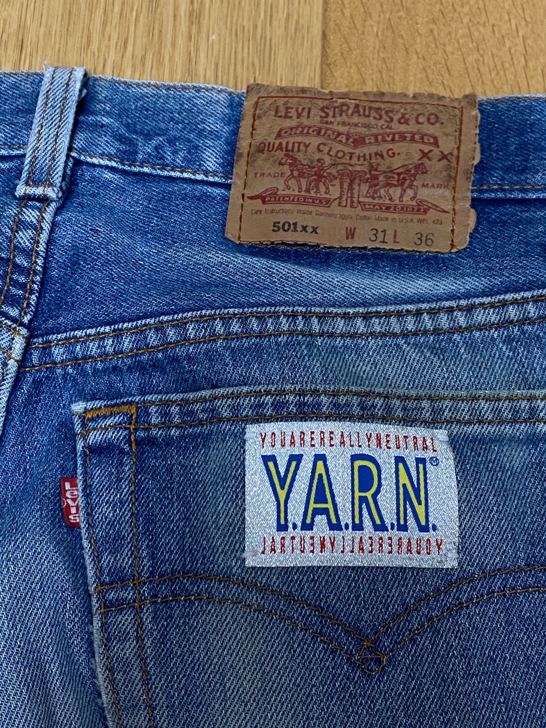 (유일매물) Y.A.R.N. 크롬하츠 오마주 리바이스 501xx  진 상품이미지6