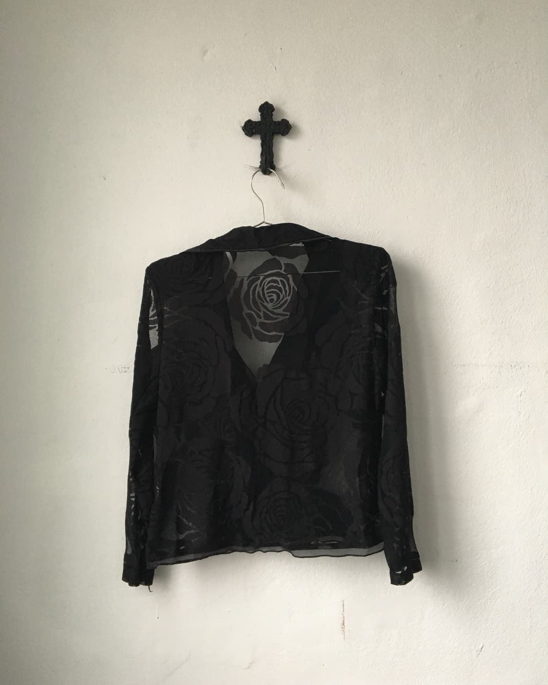 Flower pattern see through jacket 상품이미지2