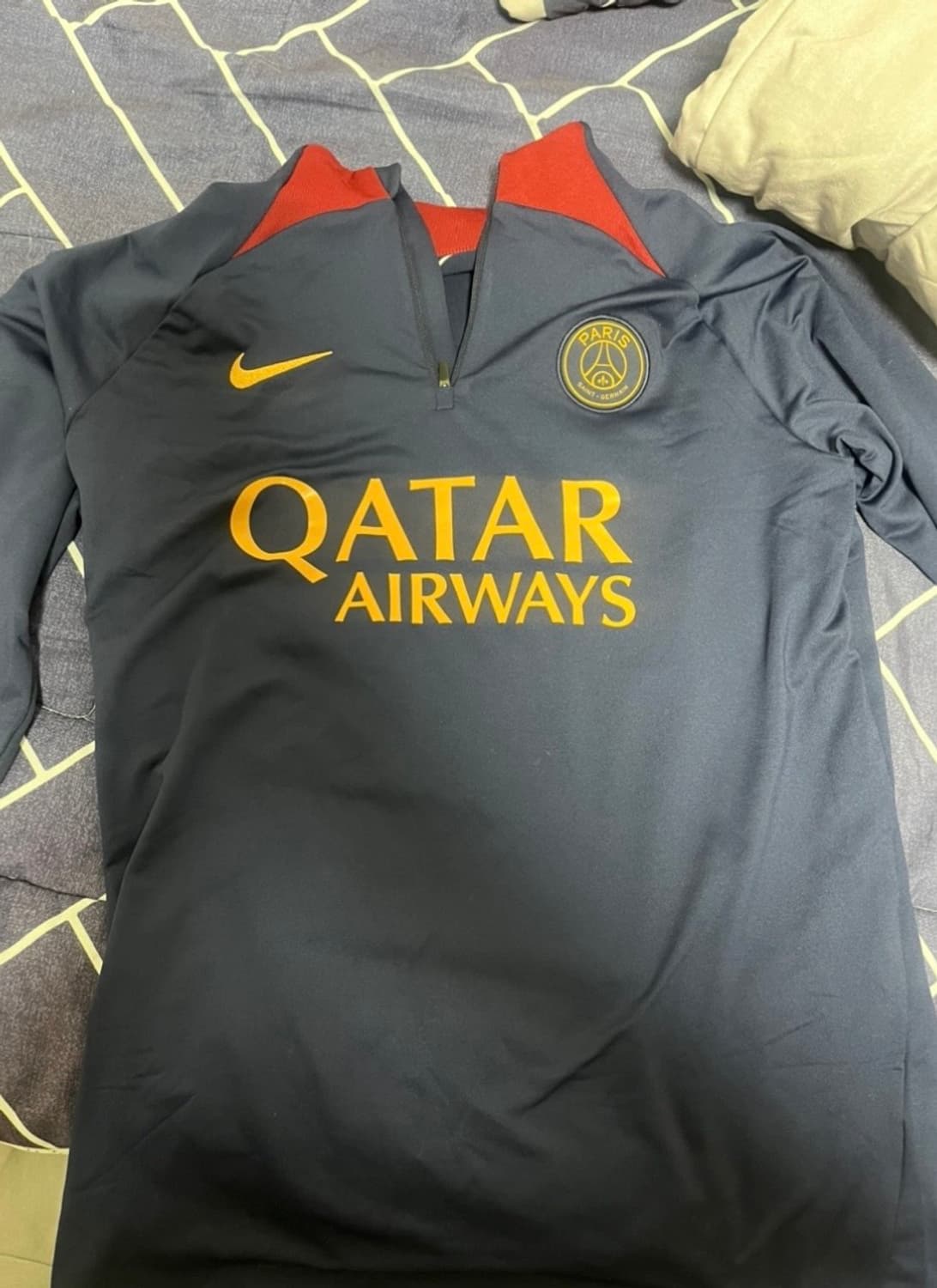 나이키 psg 드릴탑 반집업 S 상품이미지1
