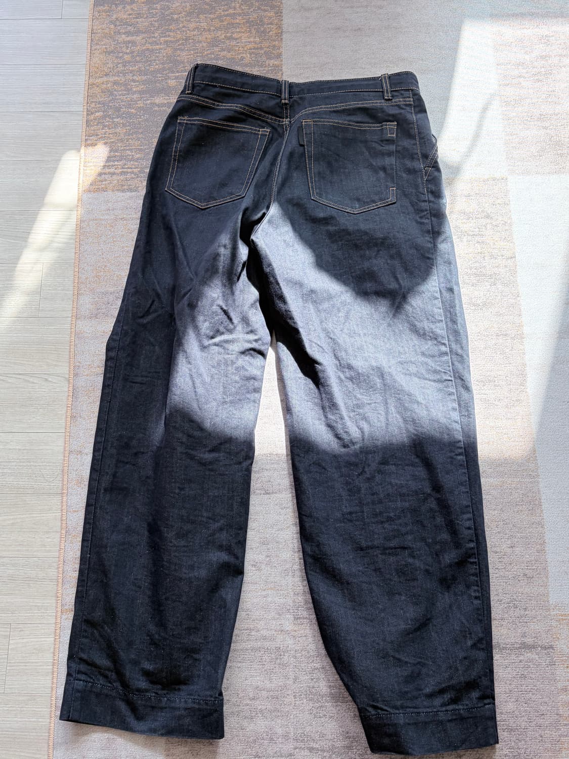 넌블랭크 생지 와이드 핏 데님 상품이미지2