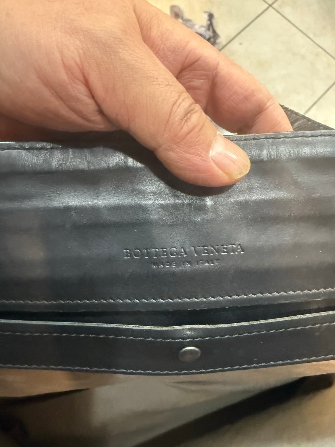 정품 보테카베네타 인트레치아토 보스턴백 팝니다 상품이미지7