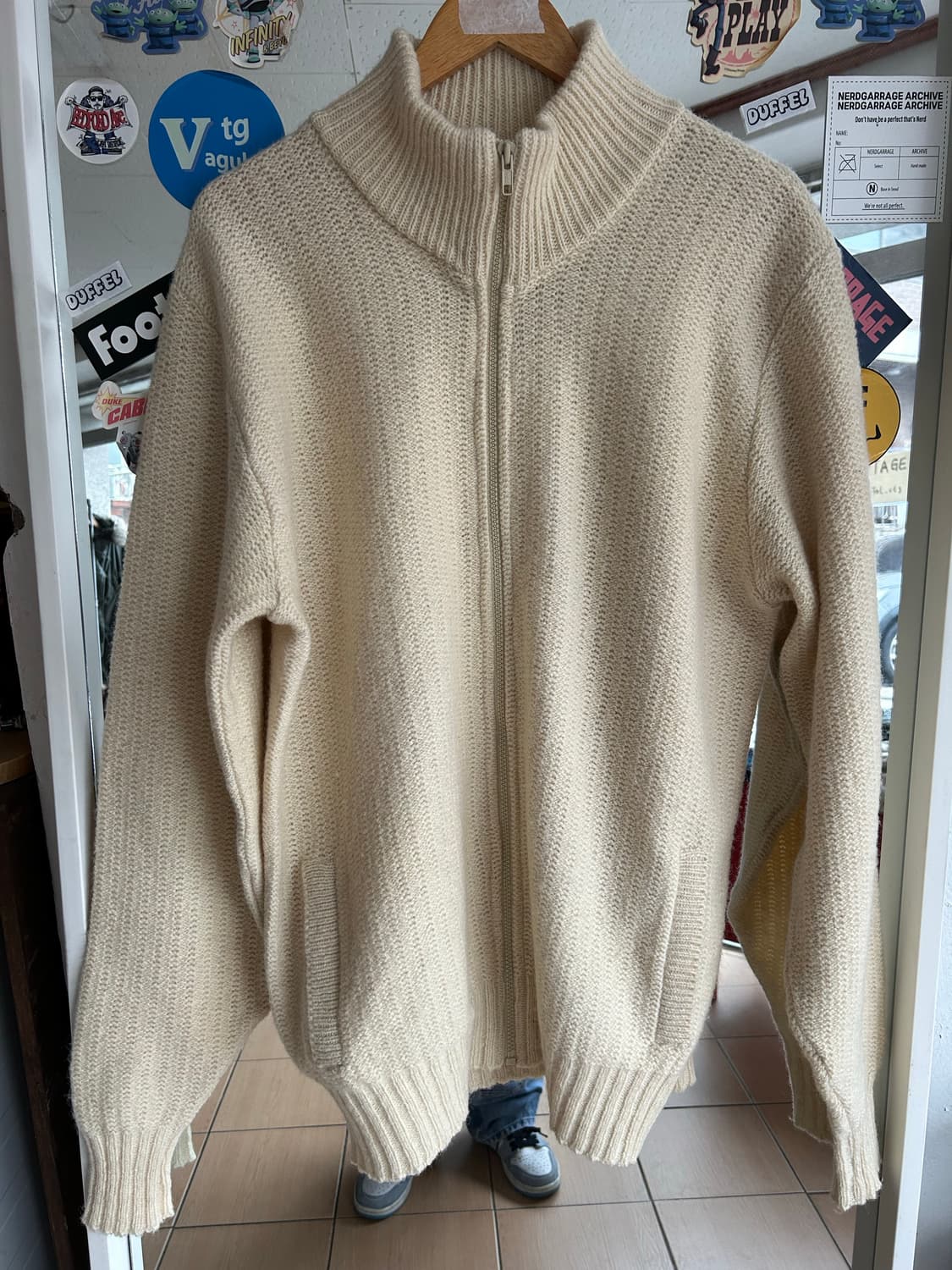 80’s LL.Bean 엘엘빈 울 니트집업 상품이미지2