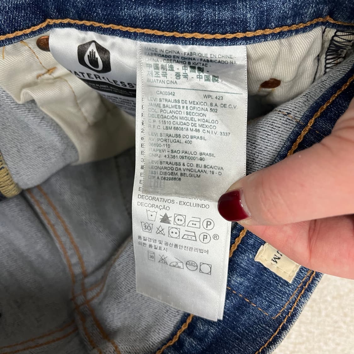 [28] 리바이스 511 슬림 스트레이트 데님 청바지 0106M1 상품이미지6