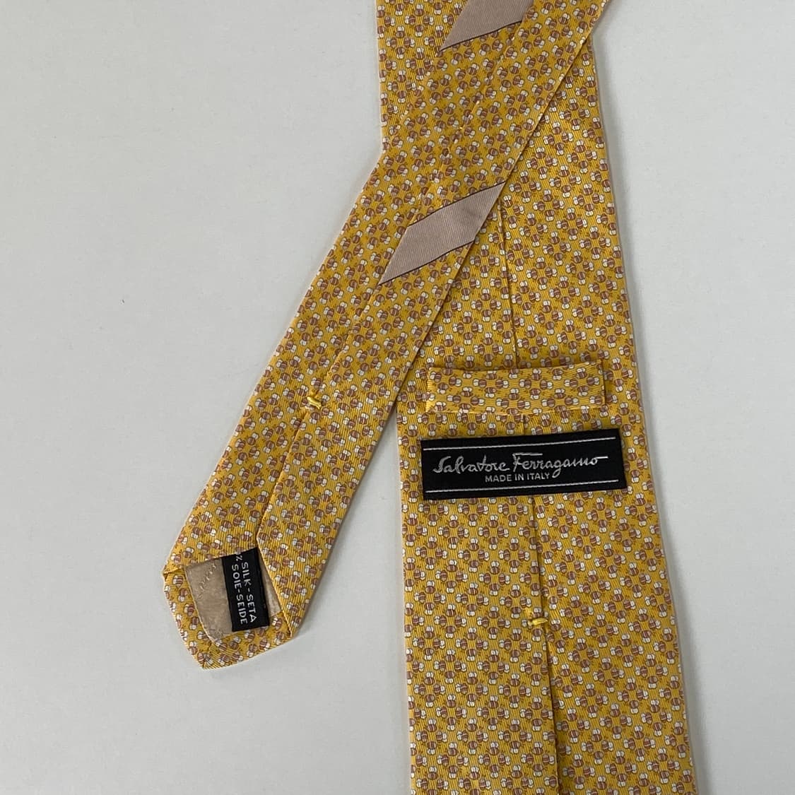 페레가모(Ferragamo) 명품 정품 넥타이 8.1cm 상품이미지5