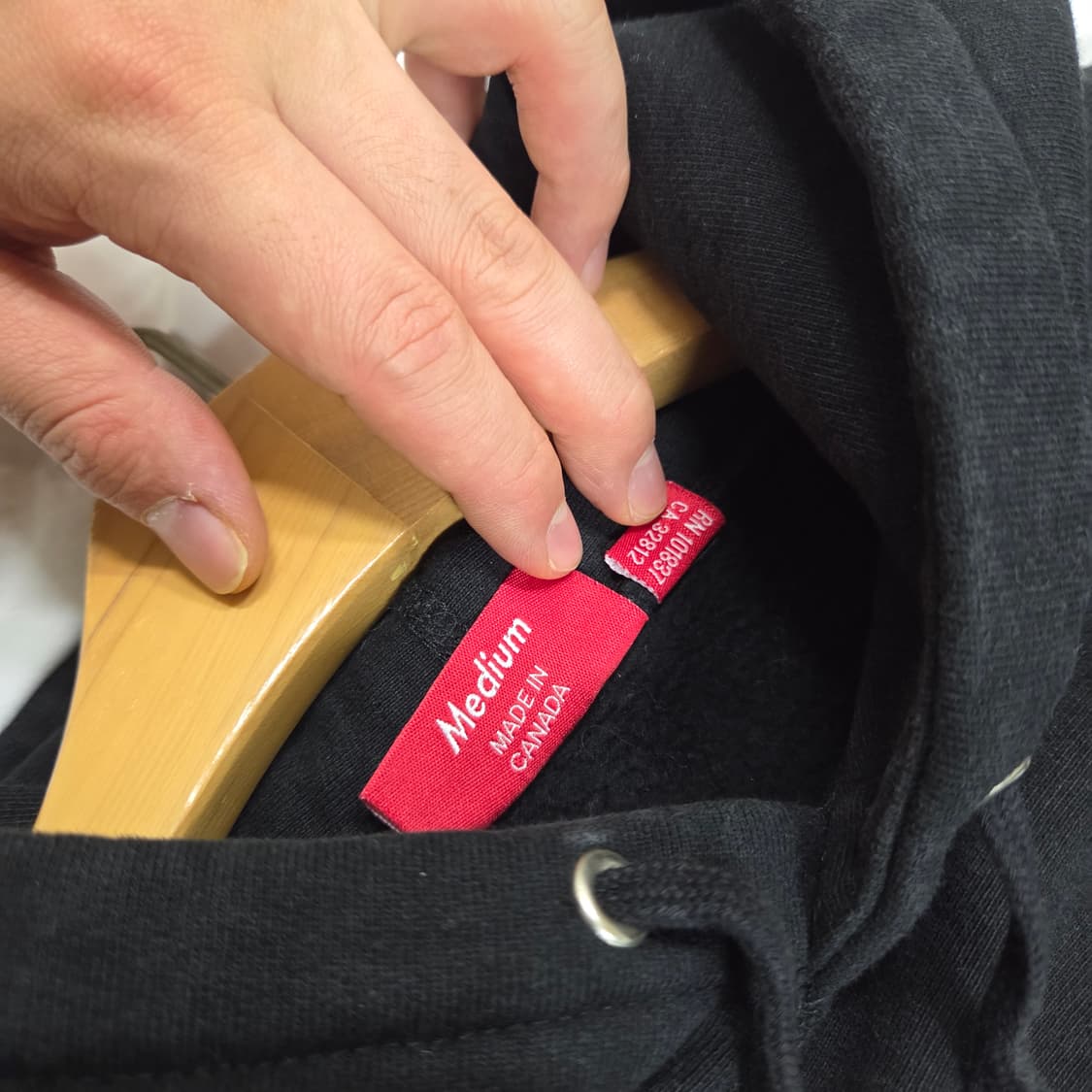 [m] 슈프림 S 로고 후드 블랙 supreme s logo black 상품이미지6