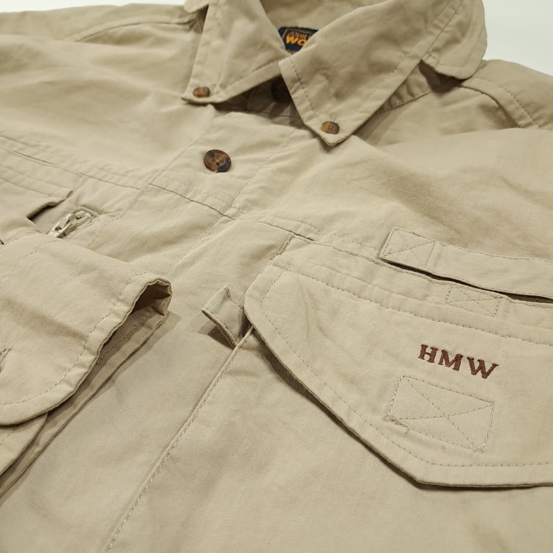 CL640 XL 울리치 90s 사파리 헌팅 유틸리티 샌드베이지 셔츠 남 상품이미지4