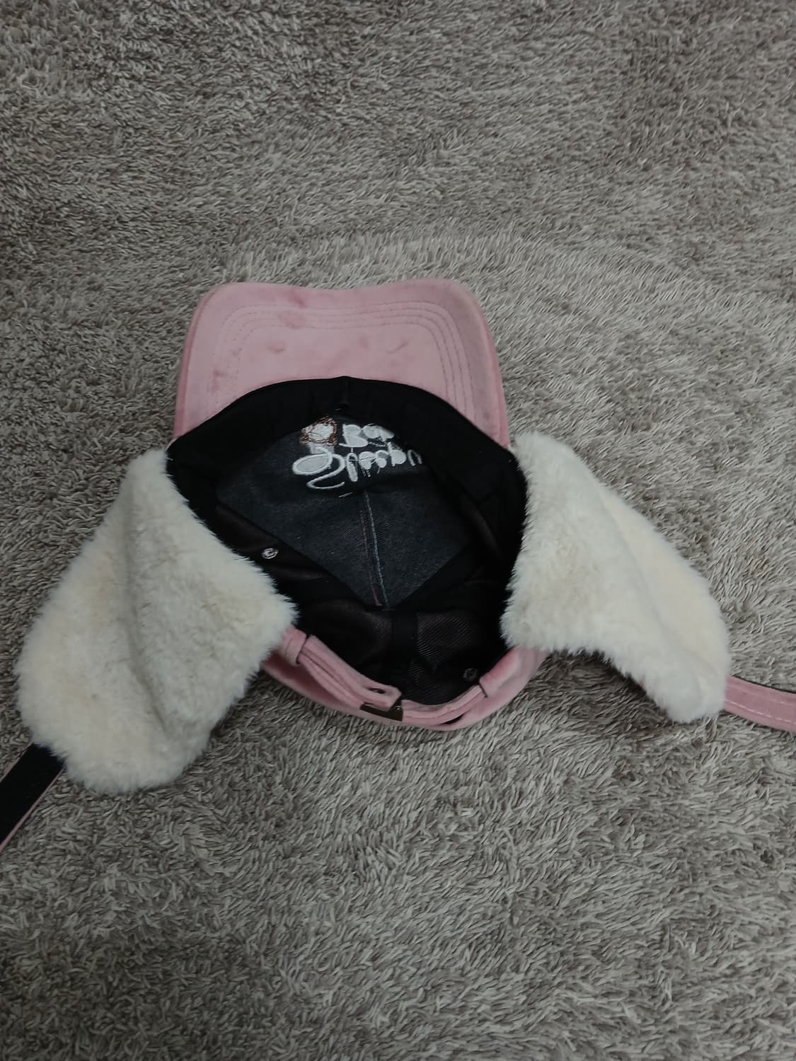 Sleepy Baby 핑크 귀덮개 모자 새제품 상품이미지6