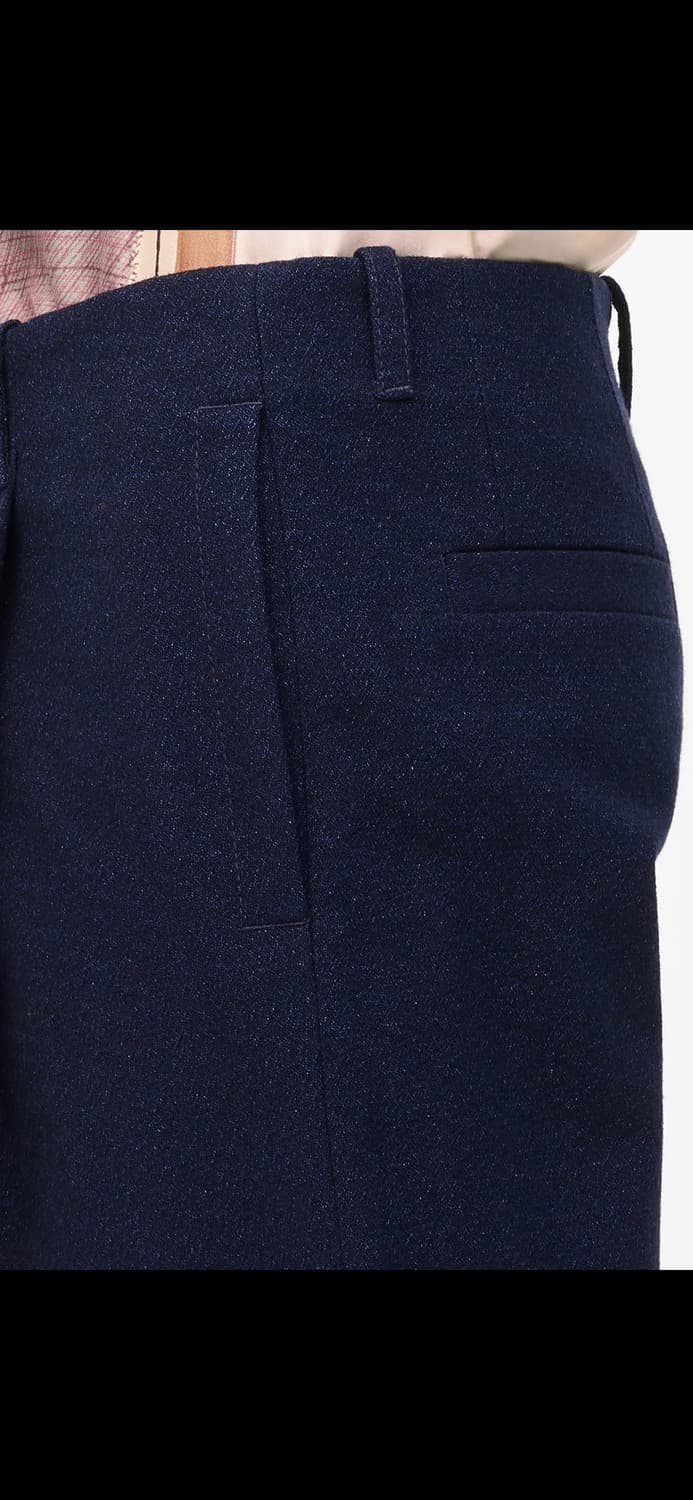 자라 리미티드에디션 네이비멜란지 남성 팬츠 상품이미지3