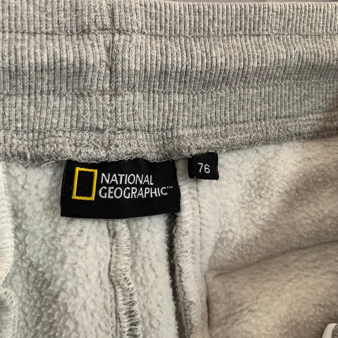 30인치 내셔널지오그래픽 기모 카고 스웻 조거팬츠 상품이미지5
