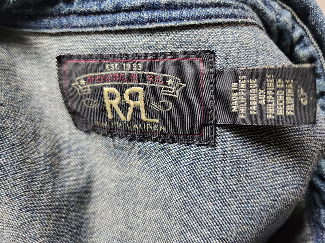 RRL 인디고 버팔로 웨스턴셔츠 L 상태최상 상품이미지5