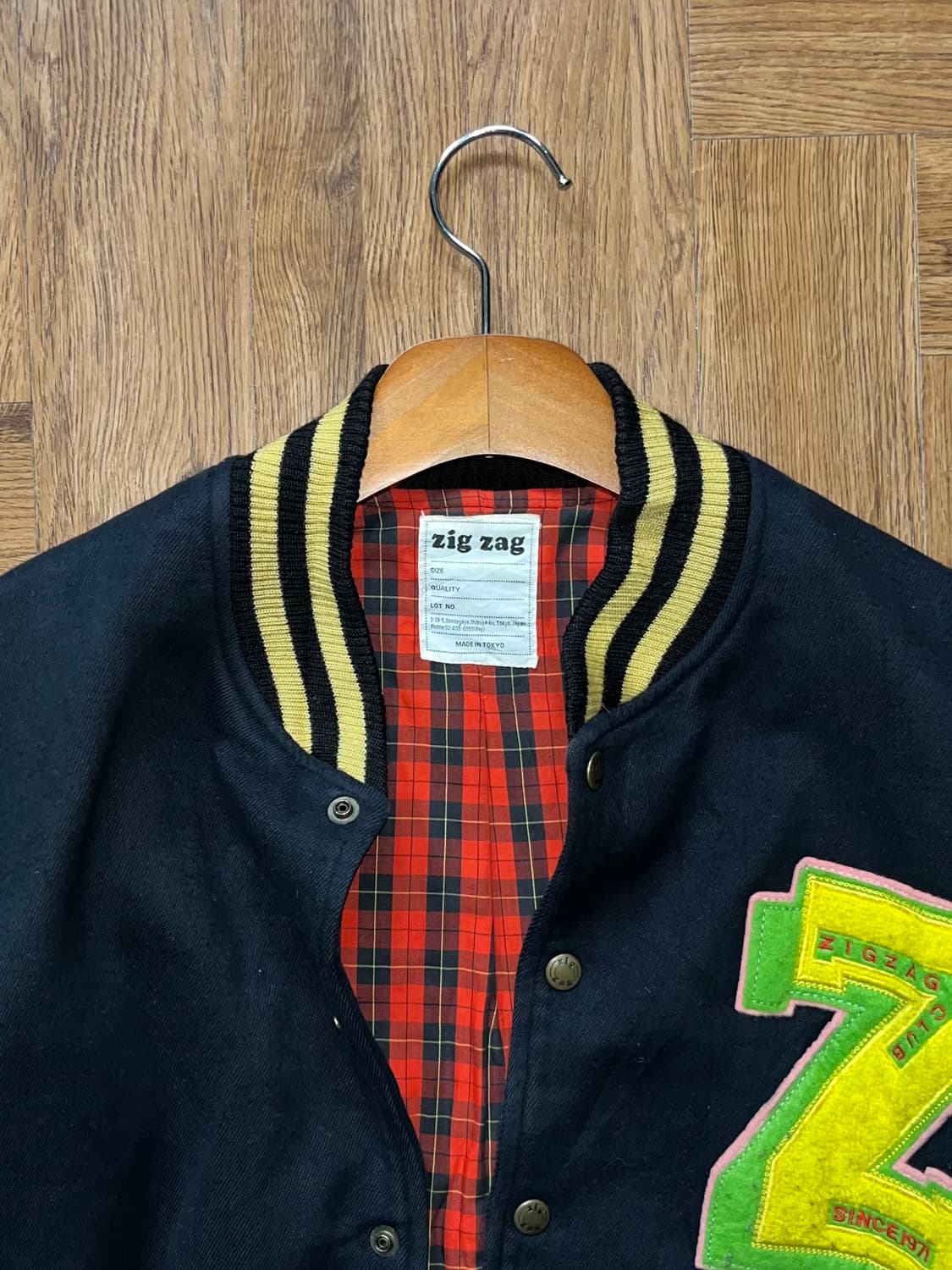 빈티지 모직 바시티자켓 상품이미지5