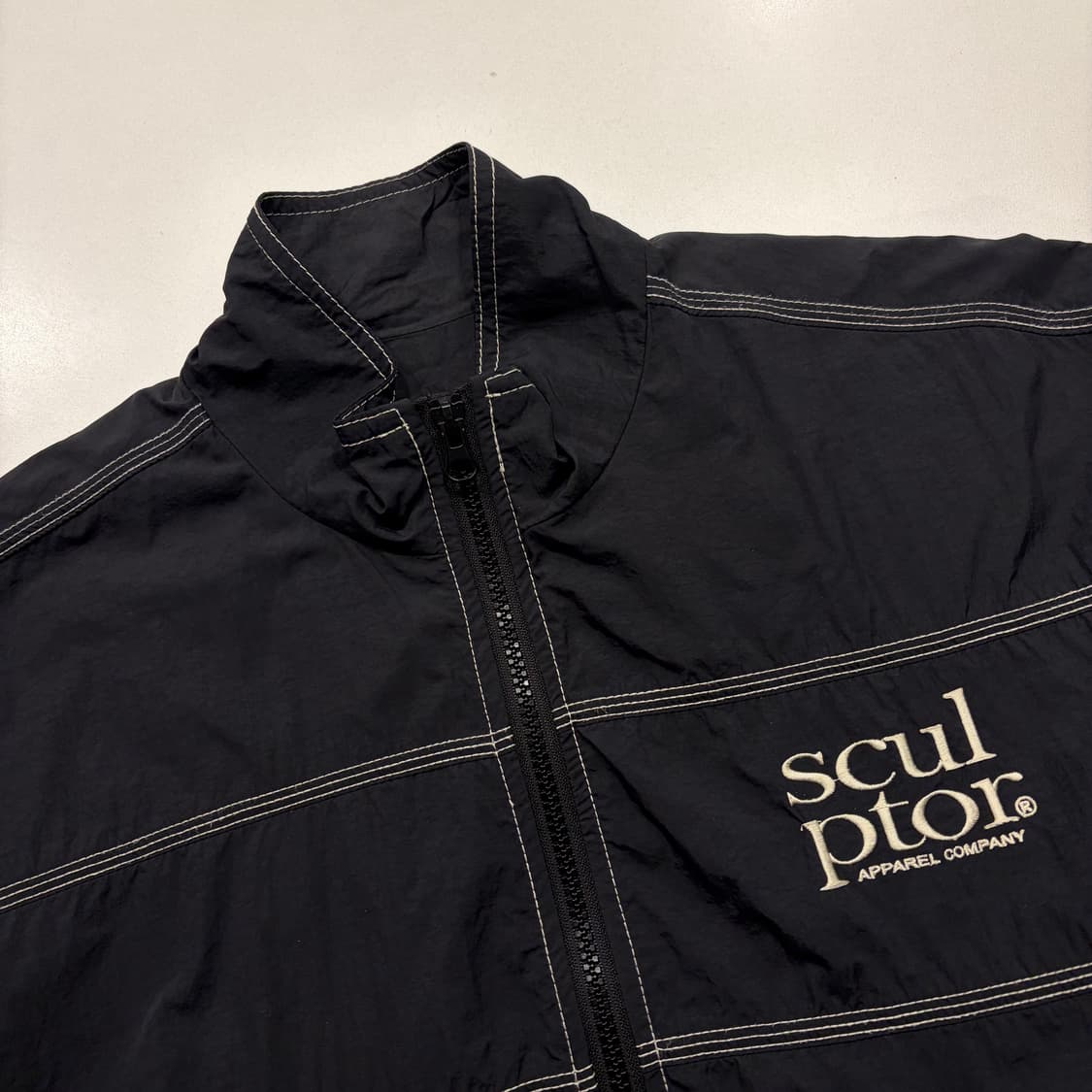 [M] sculptor 스컬프터 나일론 블랙 트랙 자켓 C934 상품이미지3