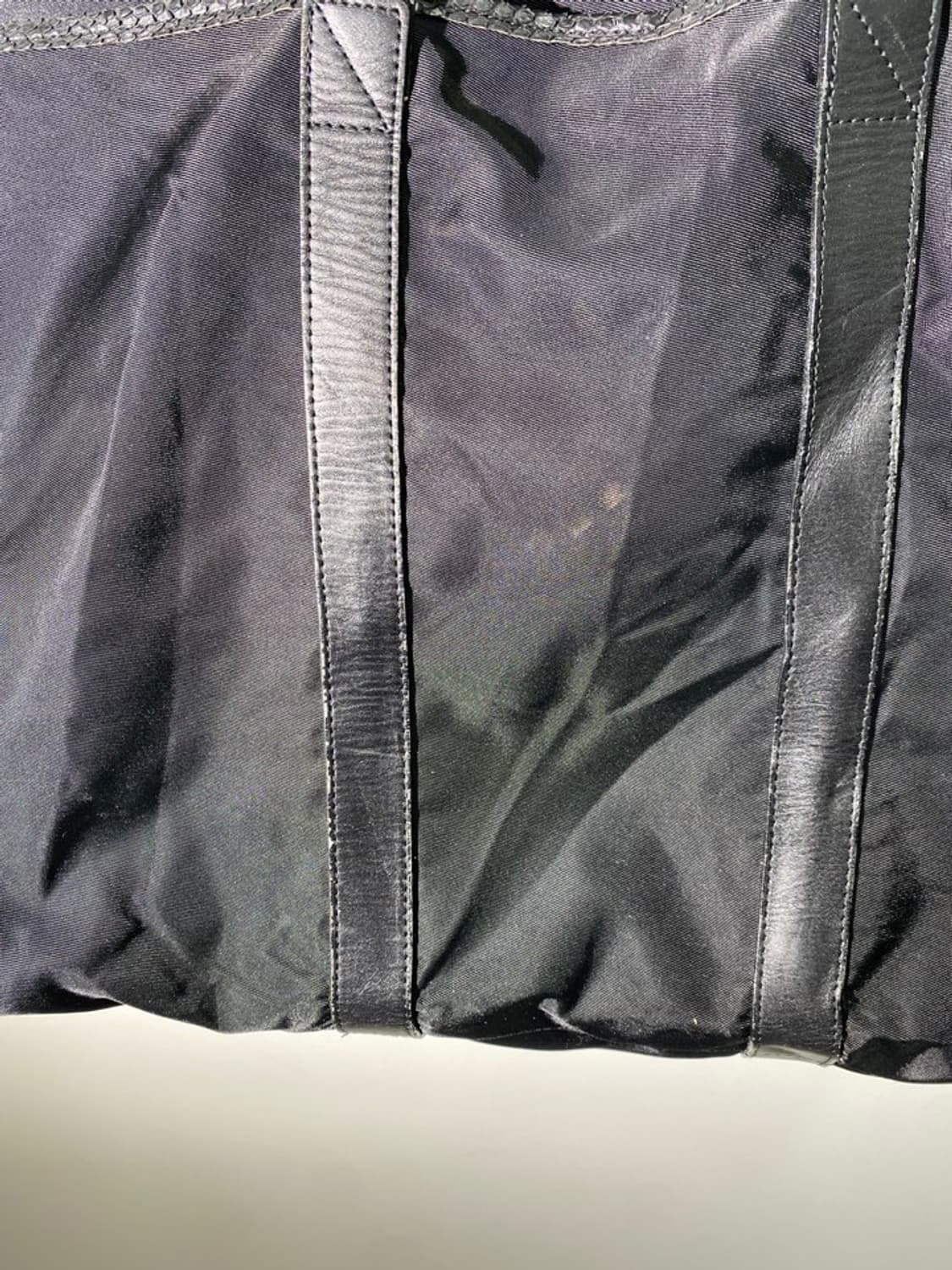 osam 파이톤 트리밍 토트백 상품이미지4