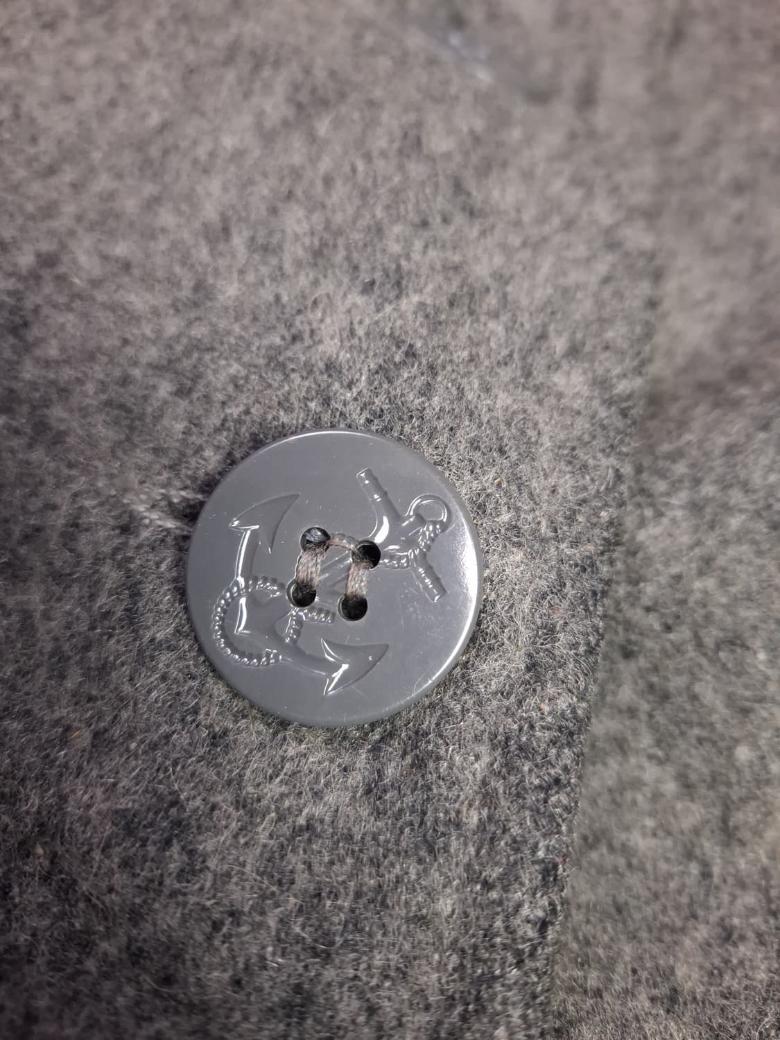 오리지날 90's 미국제조 미해군 TYPE 쇼트사 울 더플 피코트 상품이미지5