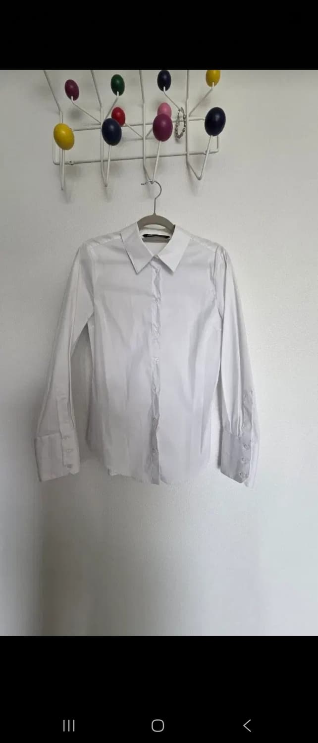 ZARA 화이트 셔츠 S사이즈 상품이미지1