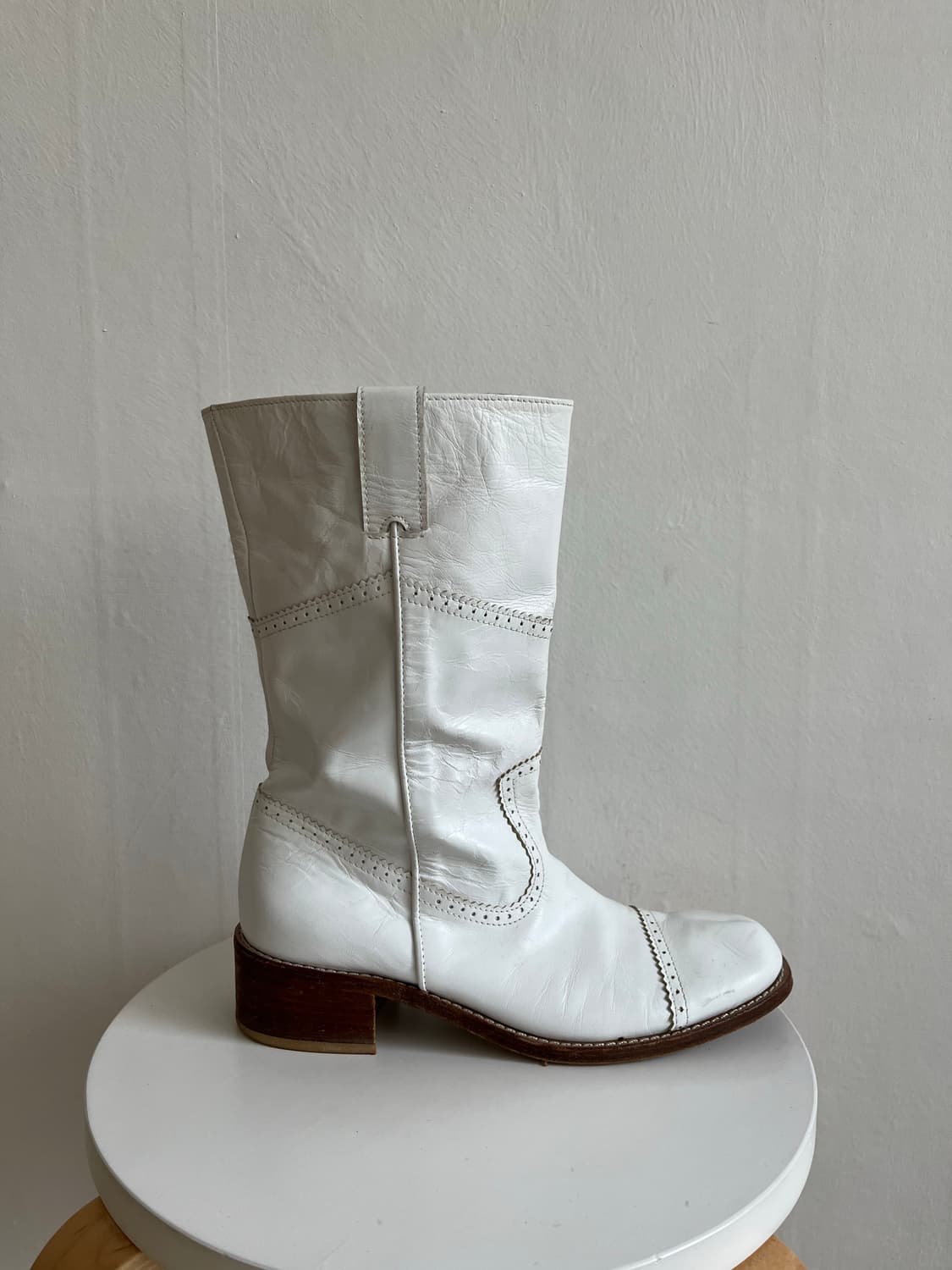 Comme des garcons tricot 화이트 부츠 상품이미지6