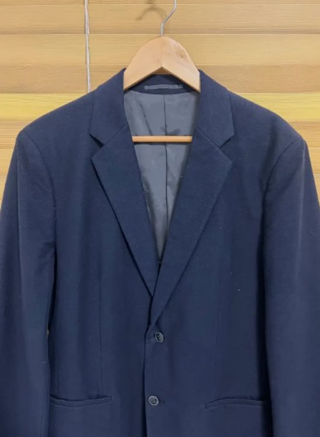 띠어리 남성 네이비울코튼혼방자켓 40 상품이미지1