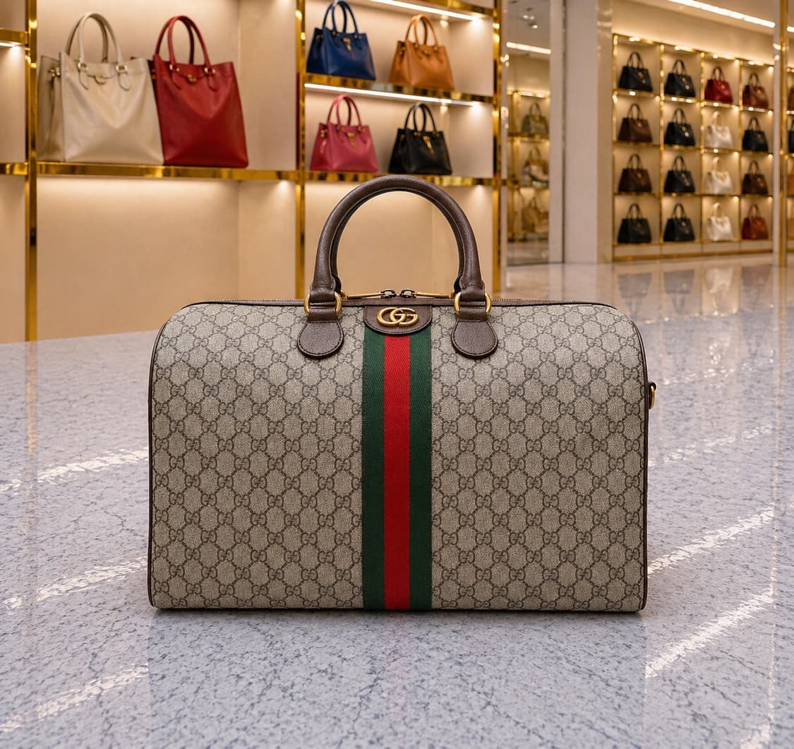 [S급] 구찌 사보이 GG 수프림 캔버스 더플백 미디엄 판매합니다!!! 상품이미지1