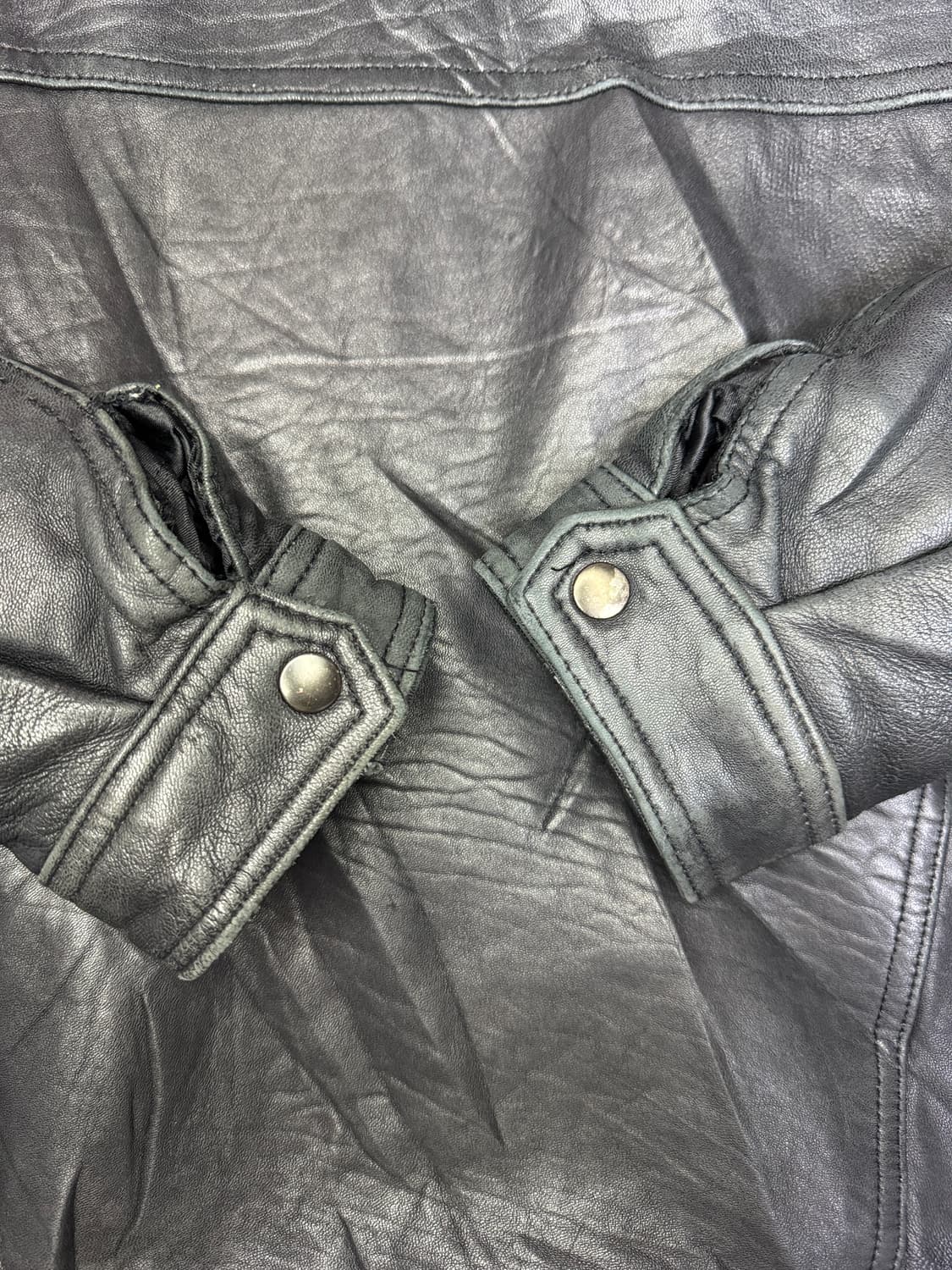 빈티지 DHOMME A HOMME 양가죽 레더 봄버 자켓 M 상품이미지9