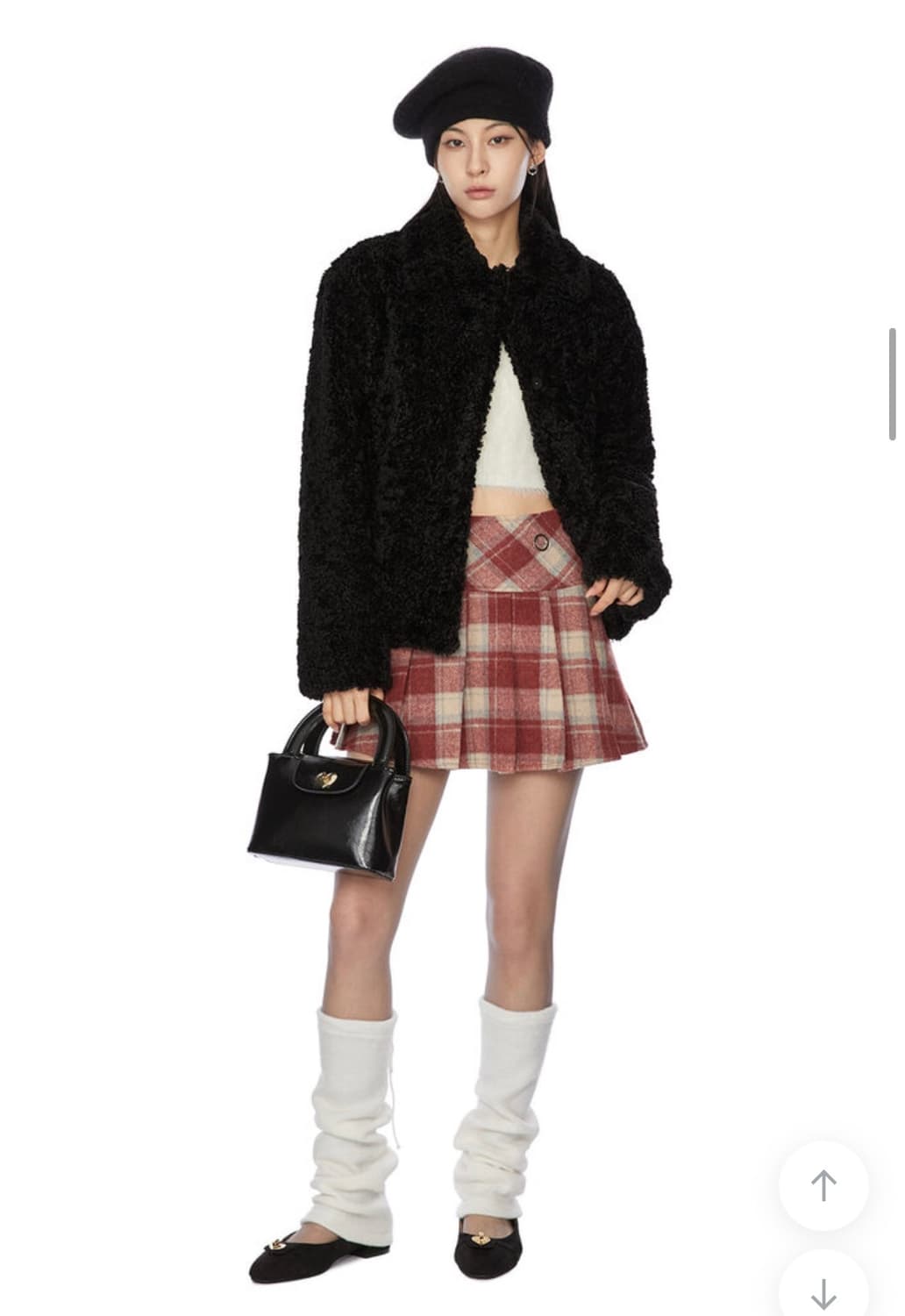 포르테나 퍼자켓 블랙 상품이미지4