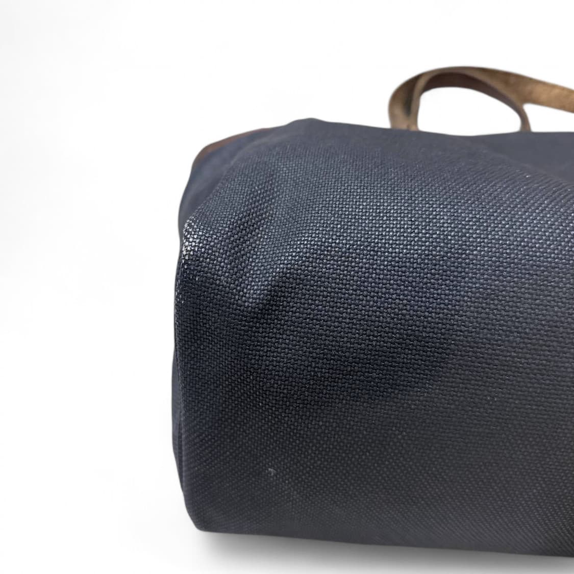 꼼데가르송 크랙 레더 핸들 캔버스 토트백 상품이미지8